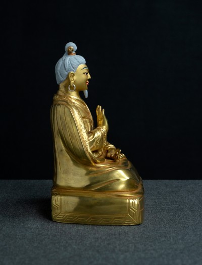 Lonchenpa and Jigme Lingpa- 7 inch Full-gold antique