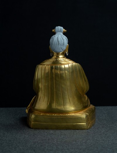 Lonchenpa and Jigme Lingpa- 7 inch Full-gold antique