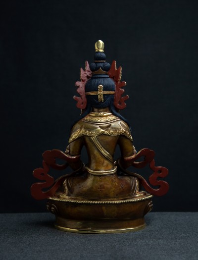 Amitayus- 8 inch 24k Part-Gold
