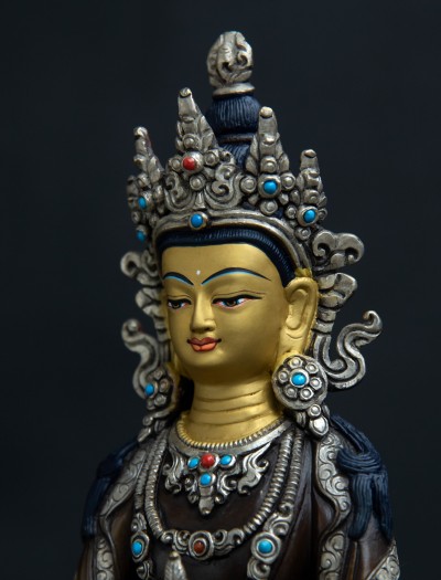Amitayus- 8 inch Part-Silver 