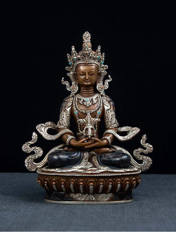 Amitayus- 8 inch Part-silver