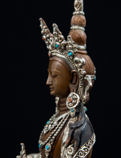 Amitayus- 8 inch Part-silver