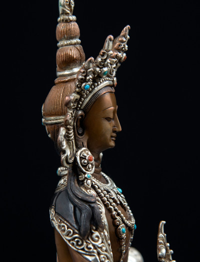 Amitayus- 8 inch Part-silver