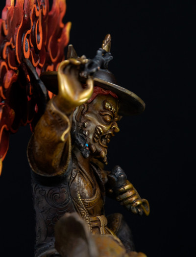 Dorje Lekpa- 12 inch Copper Two-toned antique