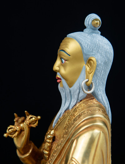 Dudjom Lingpa- 8 inch 24k Full-gold antique