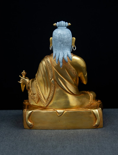 Dudjom Lingpa- 8 inch 24k Full-gold antique