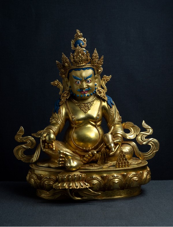 Dzambala- 18 inch 24k Full-gold antique