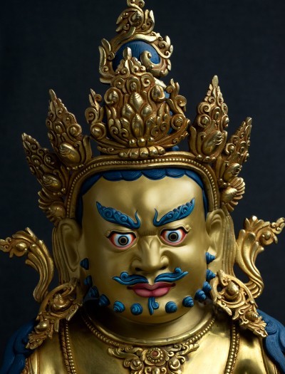 Dzambala- 18 inch 24k Full-gold antique