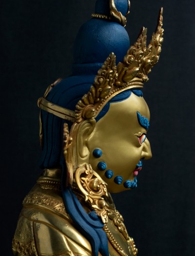 Dzambala- 18 inch 24k Full-gold antique