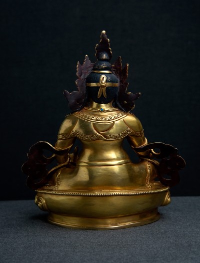 Dzambala- 8 inch 24k Full-gold antique (1.1)