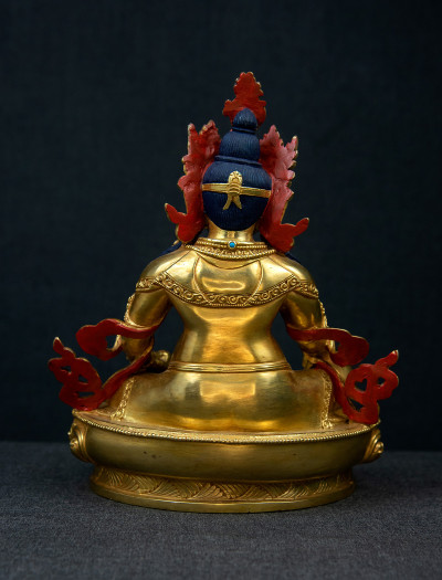 Dzambala- 8 inch 24k Full-gold antique (1.2)