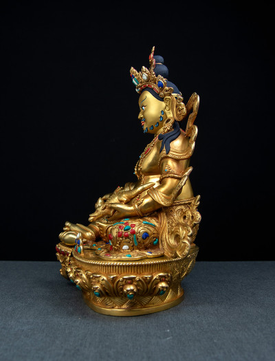 Dzambala- 12 inch 24k Full-gold antique