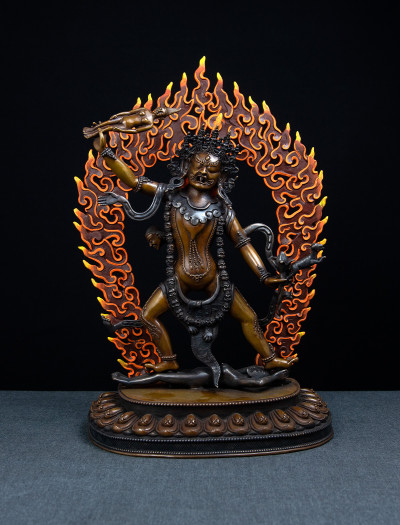 Ekajati- 12 inch Copper Two-toned antique
