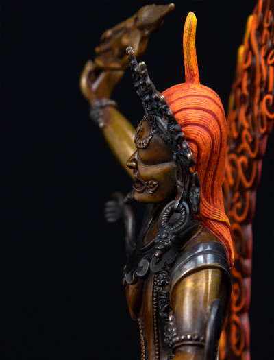 Ekajati- 12 inch Copper Two-toned antique