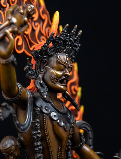 Ekajati- 12 inch Copper Two-toned antique
