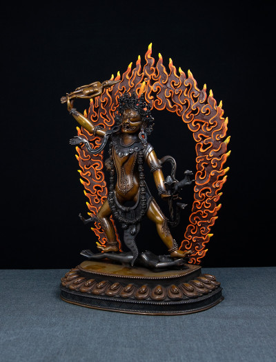 Ekajati- 12 inch Copper Two-toned antique