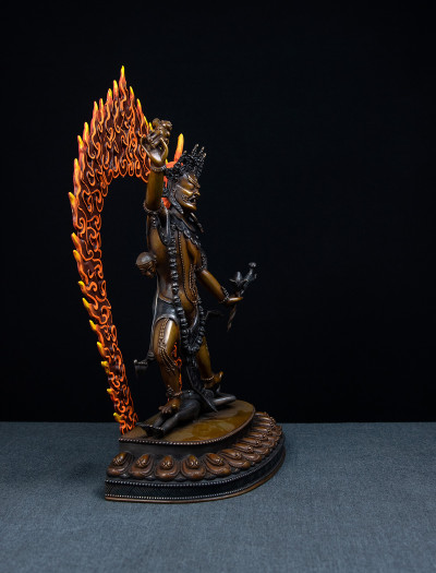 Ekajati- 12 inch Copper Two-toned antique
