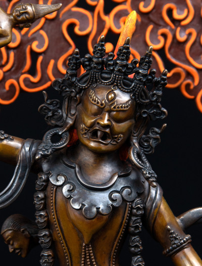 Ekajati- 12 inch Copper Two-toned antique