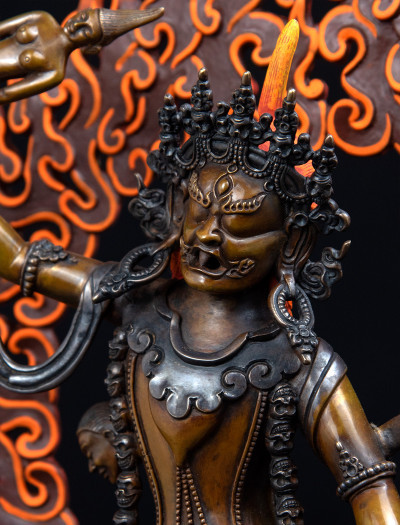 Ekajati- 12 inch Copper Two-toned antique