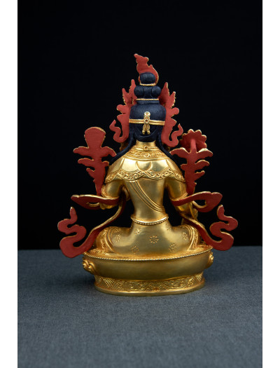 Green Tara- 8 inch 24k Full-Gold antique 1.1