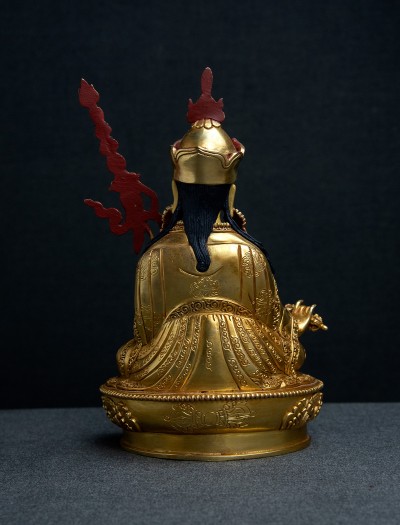 Padmasambhava - 8 inch 24k Full-gold antique (1.1)