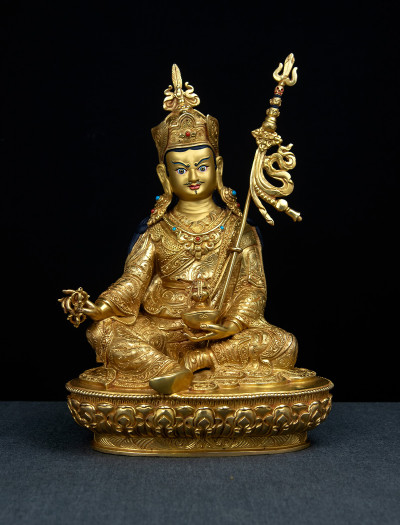 Padmasambhava - 10 inch 24k Full-gold antique (1.2)