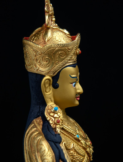 Padmasambhava - 10 inch 24k Full-gold antique (1.2)