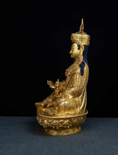 Padmasambhava - 10 inch 24k Full-gold antique (1.2)