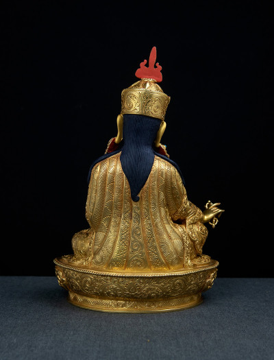 Padmasambhava - 10 inch 24k Full-gold antique (1.2)