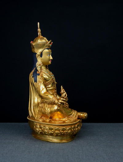 Padmasambhava- 12 inch 24k Full-gold antique (2.3)