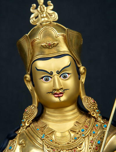 Padmasambhava- 18 inch 24k Full-gold antique (2)