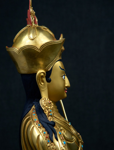 Padmasambhava- 18 inch 24k Full-gold antique (2)