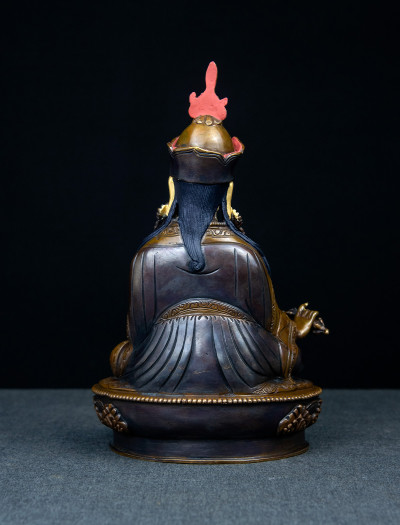 Padmasambhava - 8 inch Copper two-toned oxidized