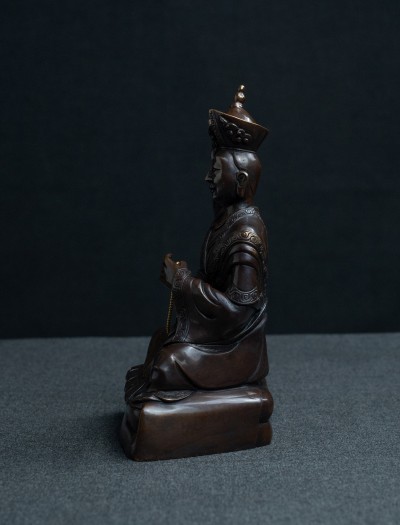16th Gyalwa Karmapa- 7 inch Copper oxidized