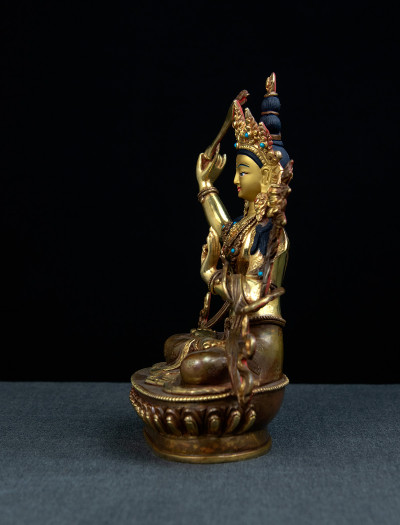 Manjushri- 8 inch 24k Part-gold 