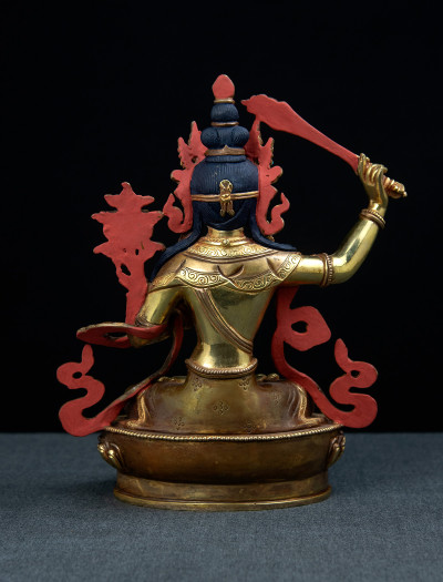 Manjushri- 8 inch 24k Part-gold 