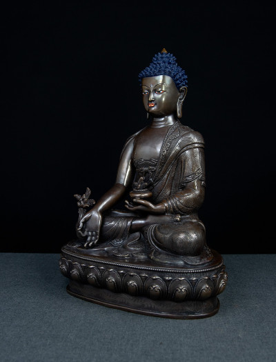 Medicine Buddha- 12 inch Copper antique antique (2.1)