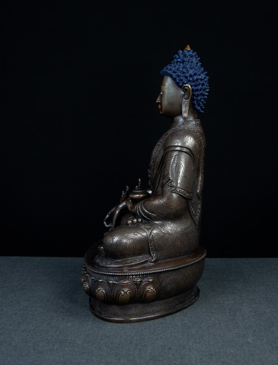Medicine Buddha- 12 inch Copper antique antique (2.1)