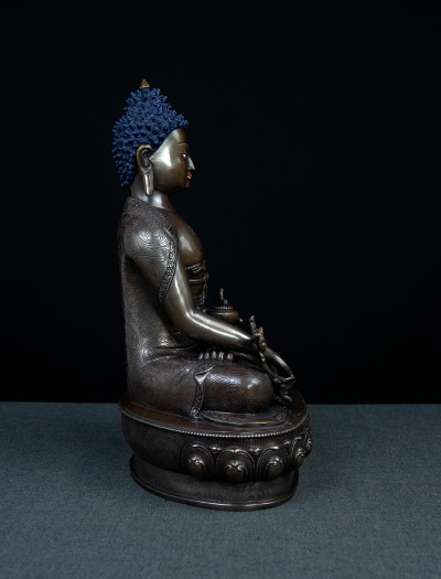 Medicine Buddha- 12 inch Copper antique antique (2.1)