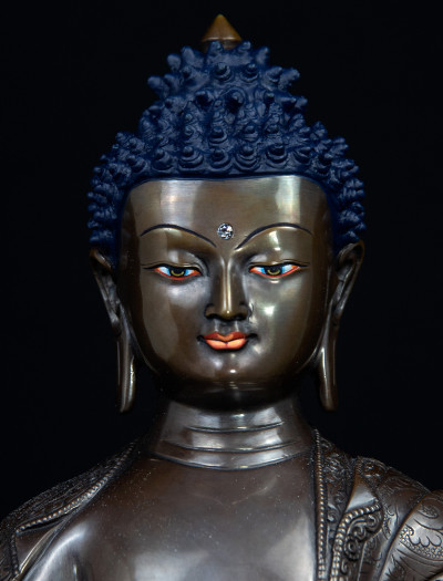 Medicine Buddha- 12 inch Copper antique antique (2.1)
