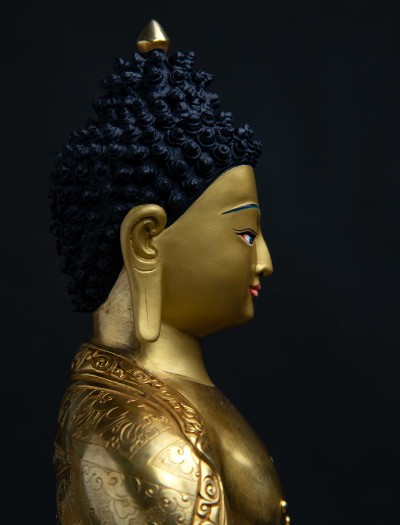 Medicine Buddha- 13 inch 24k Full-gold antique