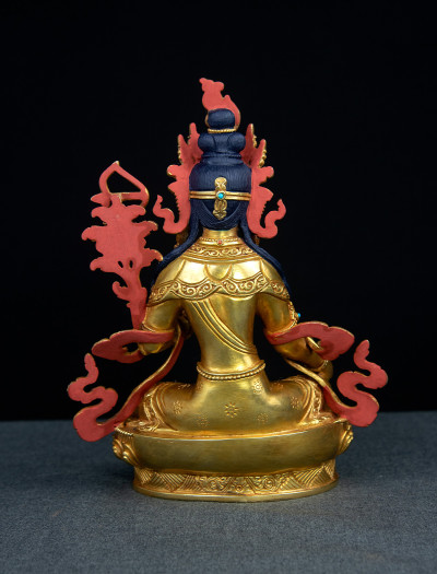 Red Tara- 8 inch 24k Full-gold antique