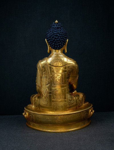 Shakyamuni Buddha- 12 inch 24k Full-gold antique (2.3)