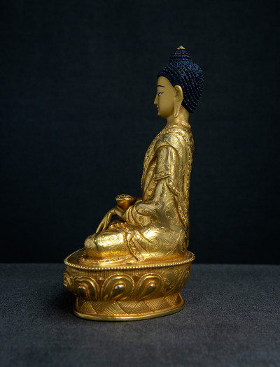 Shakyamuni Buddha- 8 inch Full-gold antique (3.1)