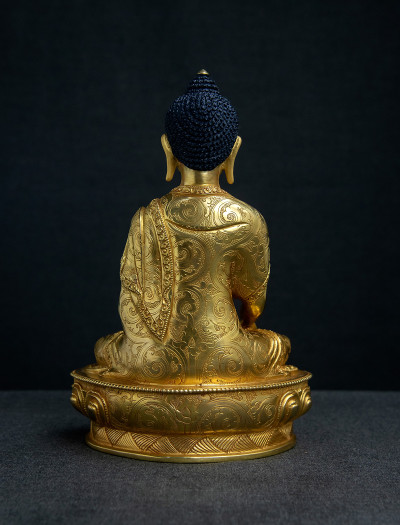 Shakyamuni Buddha- 8 inch Full-gold antique (3.1)