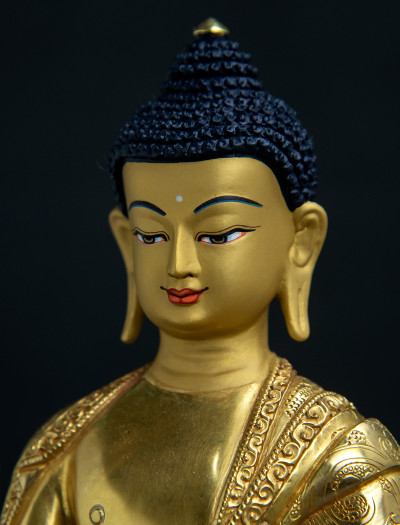 Shakyamuni Buddha- 8 inch Full-gold antique (3.1)