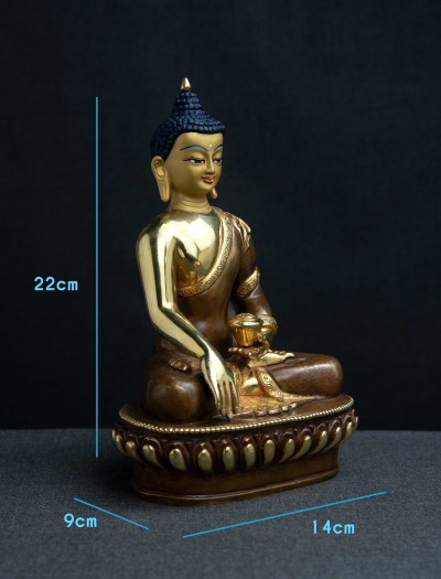 Shakyamuni Buddha- 8 inch Part-gold 