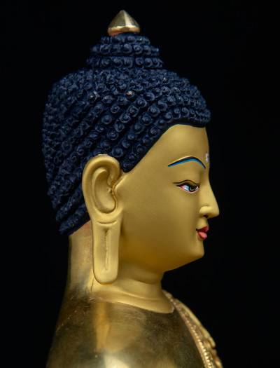 Shakyamuni Buddha- Double-lotus- 12 inch Full-gold antique (1.3)