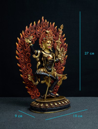 Troma Nagmo- 10 inch 24k Part-gold Two-toned antique