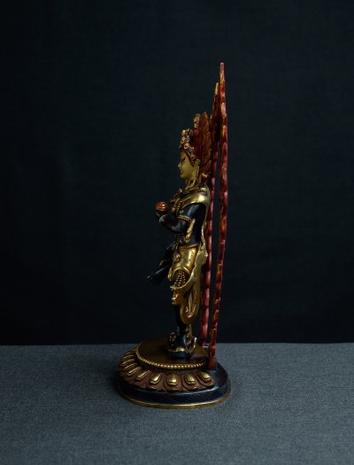 Troma Nagmo- 10 inch 24k Part-gold Two-toned antique